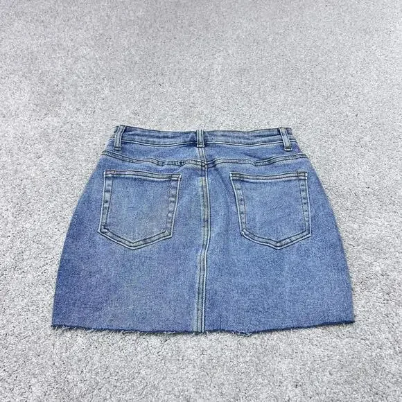 Just Quella Skirt Denim Blue Pockets Women’s Size 4-6 NWT - Picture 10 of 11